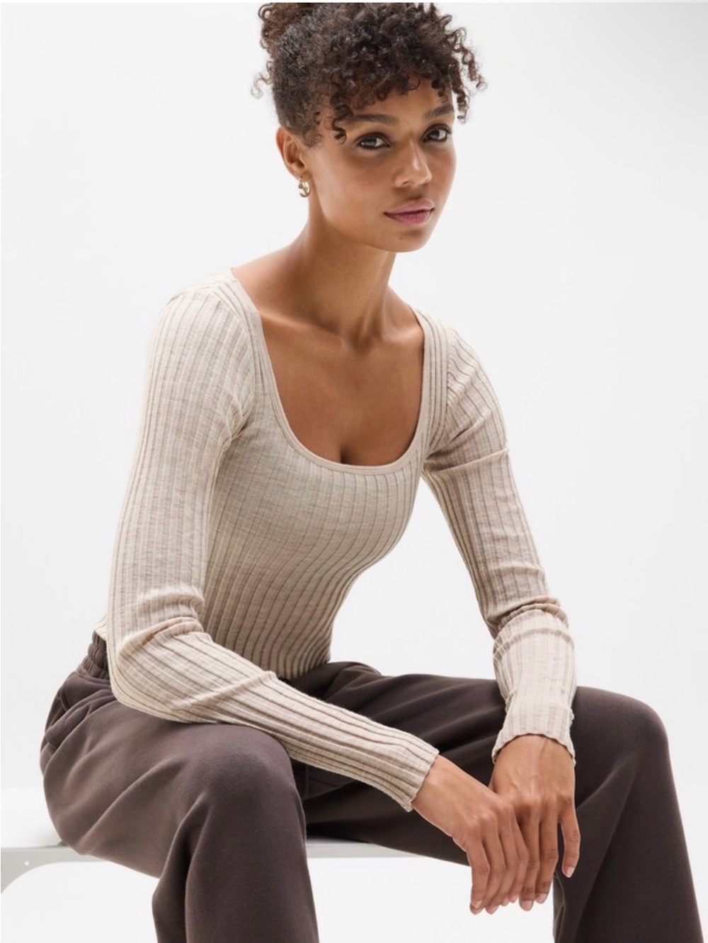 Eternal Seamless Crop Top- Oatmeal